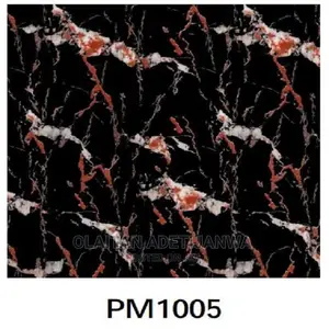 10sqm Black Marble Vinyl Waterproof Wallpaper