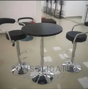 High Barstools and Table