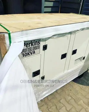 Brand New Perkins 30kva Soundproof DIESEL Silent Generator