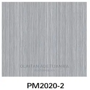Grey Vinyl Waterproof Wood Replica Wallpaper