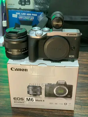 Canon Eos M6 Mark Ii Mirrorless Camera (Black)