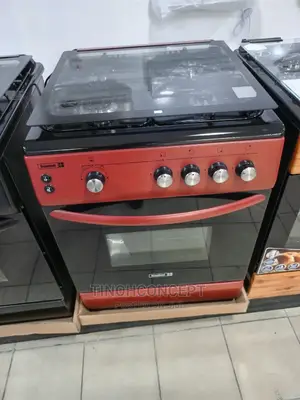 Scanfrost 4 Burner Gas Cooker 60/60 Red