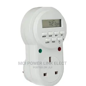 Electronic Digital Mains Timer Socket Plug-in With LCD