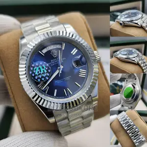 Original ROLEX DAY-DATE Silver Steel Available Instore