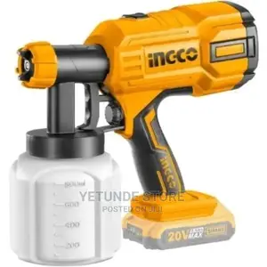 Ingco Cordless Paint Spray Gun With Battery Charger - 20v