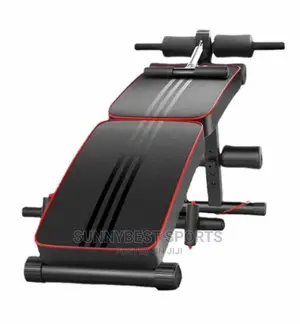 Foldable Sit-Up Bench Brand New With Resistance Band