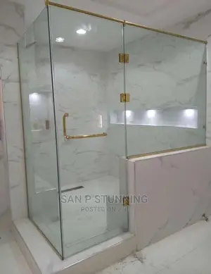 Luxespa Shower Cubicle With Gold Accessories