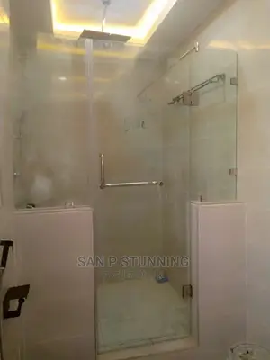 Lovely T Shape Shower Cubicle With Hinge Door