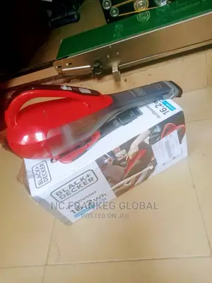 Portable Rechargable Car Black and Vacuum Cleaner
