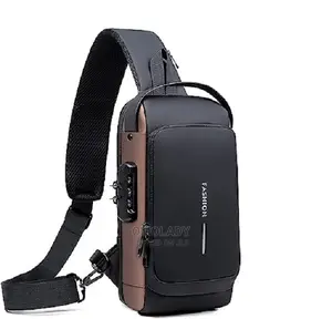 Anti Theft Usb Charging Sport Sling Bag