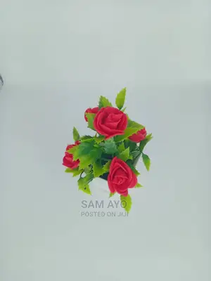 Mini Artificial Flower Pot Deco