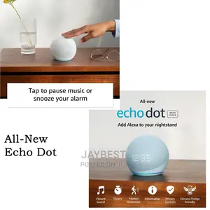 All-New Echo Dot (5th Gen, 2022 Release) With Clock | Smart