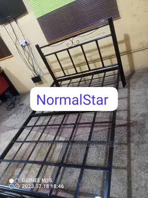 Metal Single Bed (4x6 Ft and Other Sizes)