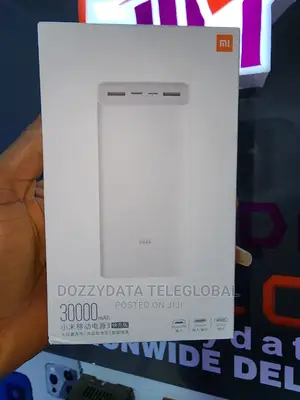 Xiaomi 30000mah Power Bank 3 First Charge Mi Model: PB3018ZM