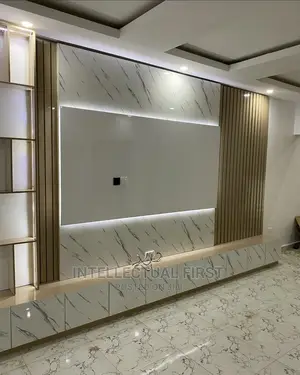 Luxury Tv Stand and Wall Panel