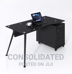 Sleek Glass 1.2metres Office Table