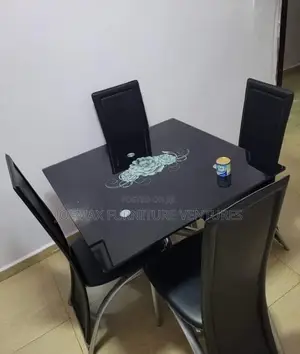 Glass Dining Table by 4 .
