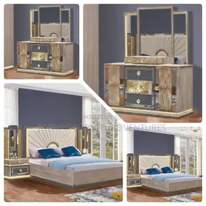Turkey Bed With Dressing Mirror and Two Drawers
