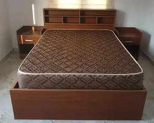 Hdf Laminate 41⁄2 X 6 Bed Frame With 2 Bedside