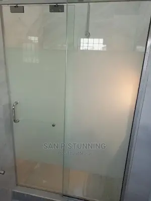 Frozen Glass Shower Cubicle Well Designed.