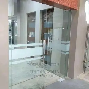 Tampared Glass Door