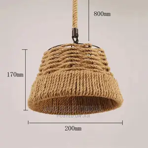 E27 Rope Hemp Lamp