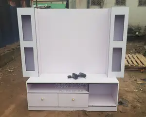 White TV Console