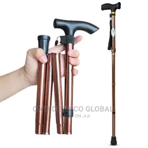 Adjustable Foldable Walking Stick (Multi Colors)
