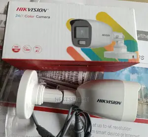 HIKVISION 24/7 Color Camera 2MP Bullet Outdoor- Colorvu CCTV