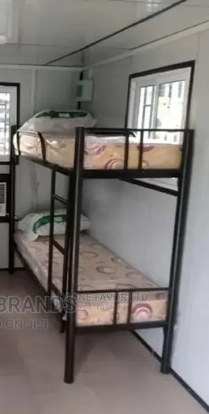 Bunk Bed Double,With 2 Mattresses,2 Pillows