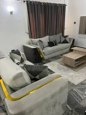 3-3 Light Dark Gray Sofa With Center Table