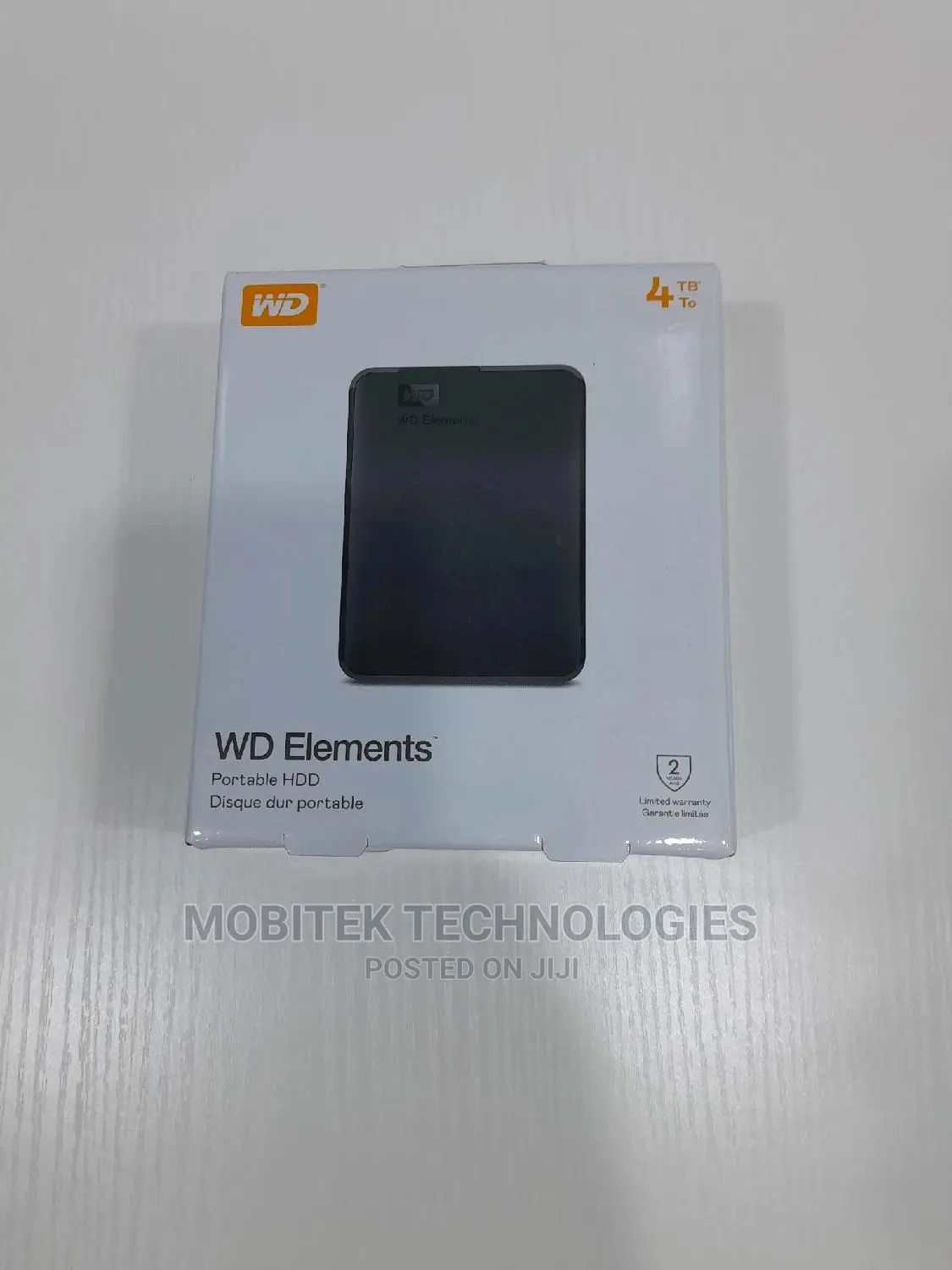 4tb Wd Elements External Portable Storage Hard Drive