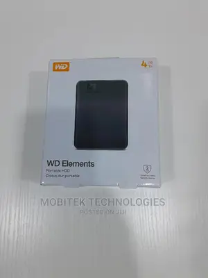 4tb Wd Elements External Portable Storage Hard Drive