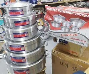 6 Pieces Aluminium Pot Set