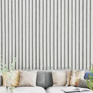 Fluted Panel Alike Wallpaper