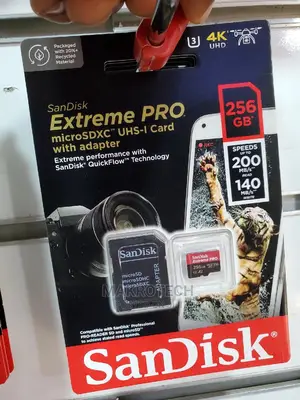 Sandisk Extreme Pro 256gb Micro Sd Memory Card 2000mbps