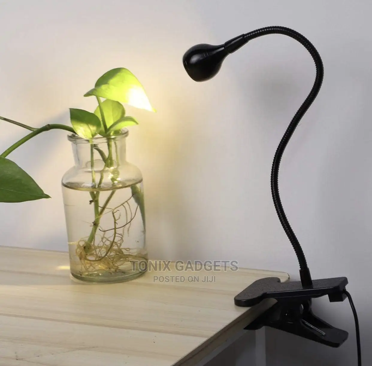Foldable Lamp With Grip for Table and Other Surfaces