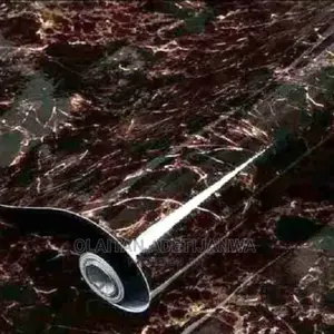 Glossy Bold Black Waterproof Wallpaper