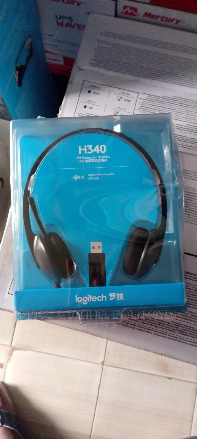 USB Cable, Logitech Headset
