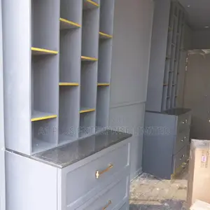 Twin Mancave Bar in PU Matt Grey Gold Finish