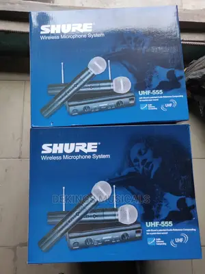 Shure UHF-555 Wireless Microphone With Long Distance Range