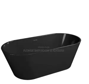 Acrylic Black Bathtub