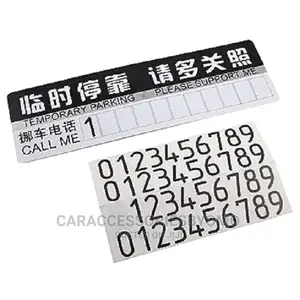 Suction Cup Installed Auto Car Temporary Parking Sign