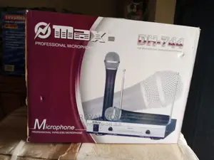 Max Professional Wireless Microphone Dh 744
