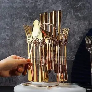 Cutlery Set- 24pcs Gold Cutlery Set