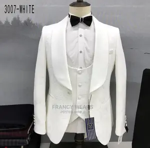 Brand New Quality Men's Occasional White Suit