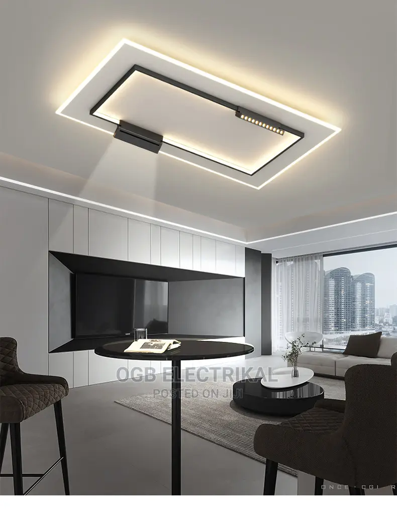 Led Rectangular Chandelier
