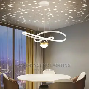 Modern Luxury LED Star Projector Chandelier Pendant Dropping