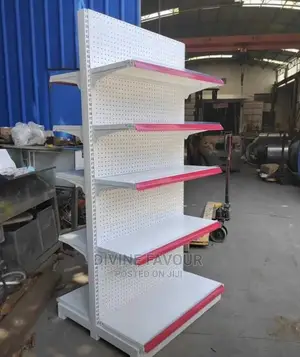 High Qualitsupermarket Double Sided Shelves