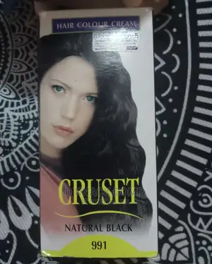 Cruset Original Natural Black Hair Color Dye Solution
